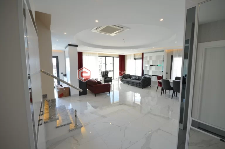 3 Schlafzimmer Premium-Klasse Maisonette Penthouse Wohnung zum Verkauf in Alanya, Kargicak