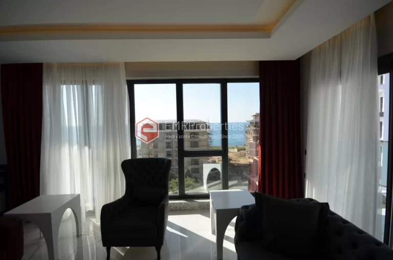 3 Schlafzimmer Premium-Klasse Maisonette Penthouse Wohnung zum Verkauf in Alanya, Kargicak