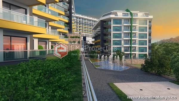 3 Schlafzimmer Premium-Klasse Maisonette Penthouse Wohnung zum Verkauf in Alanya, Kargicak