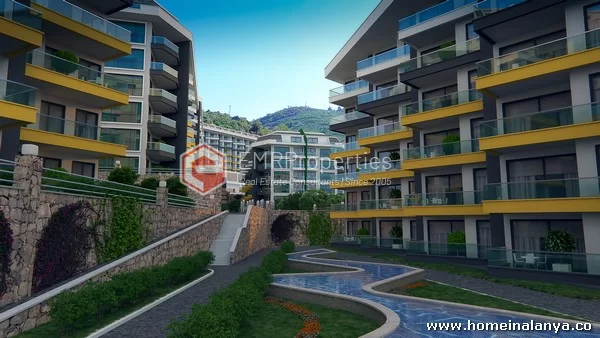 3 Schlafzimmer Premium-Klasse Maisonette Penthouse Wohnung zum Verkauf in Alanya, Kargicak