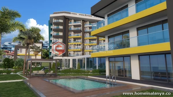 3 Schlafzimmer Premium-Klasse Maisonette Penthouse Wohnung zum Verkauf in Alanya, Kargicak