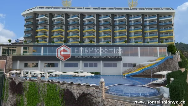 3 Schlafzimmer Premium-Klasse Maisonette Penthouse Wohnung zum Verkauf in Alanya, Kargicak