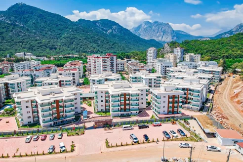 3 Zimmer Wohnung zum Verkauf in einer brandneuen Wohnanlage in Konyaalti Antalya