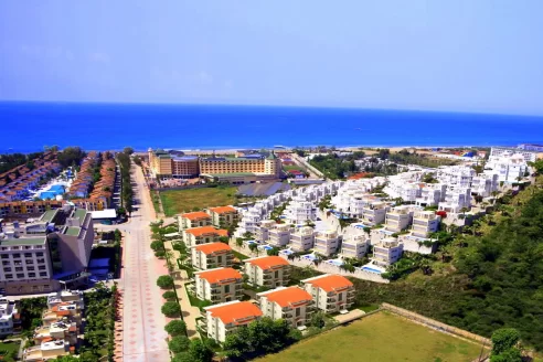 Very special and high quality garden duplexes for sale in Konakli