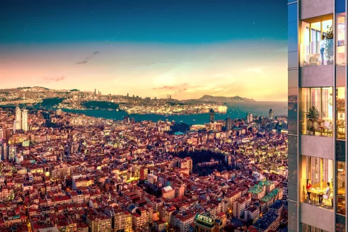 Apartments for sale in an ultra luxurious residence project that rises right in heart of Istanbul