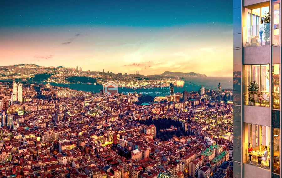 Wohnungen zum Verkauf in einem ultra luxuriösen Residenzprojekt, das mitten im Herzen von Istanbul