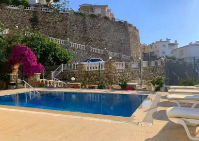 Monthly or weekly private pool, sea view villa for rent in Kargicak