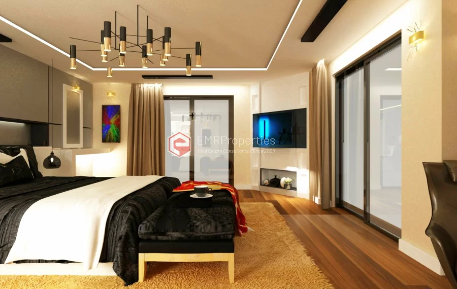 Luksuzni penthouse sa 4 spavace sobe sa velikom terasom i panoramskim pogledom na prodaju u Mahmutla