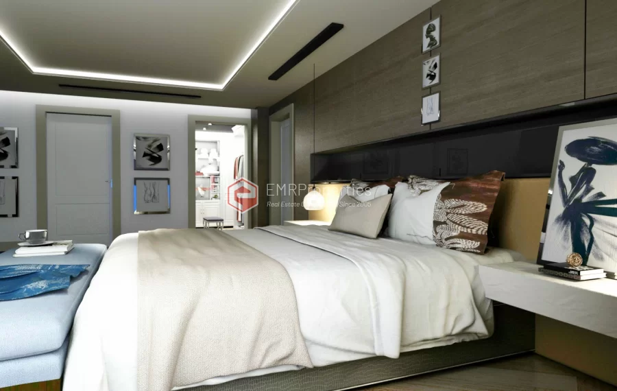 Luksuzni penthouse sa 4 spavace sobe sa velikom terasom i panoramskim pogledom na prodaju u Mahmutla