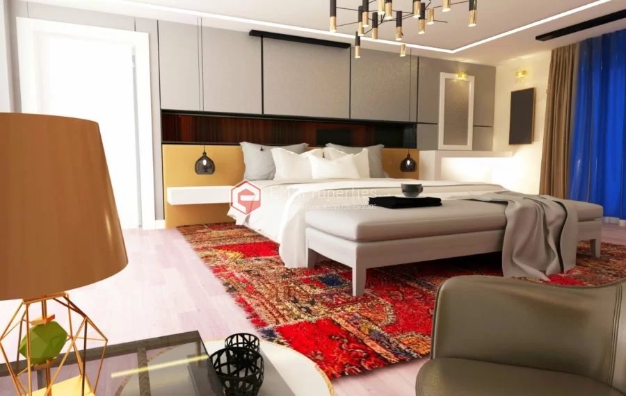 Luksuzni penthouse sa 4 spavace sobe sa velikom terasom i panoramskim pogledom na prodaju u Mahmutla