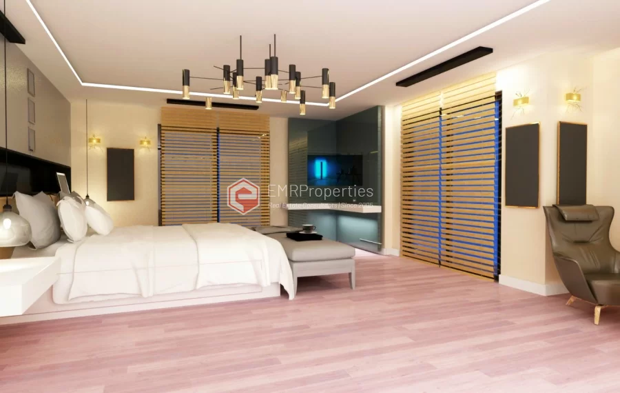 Luksuzni penthouse sa 4 spavace sobe sa velikom terasom i panoramskim pogledom na prodaju u Mahmutla