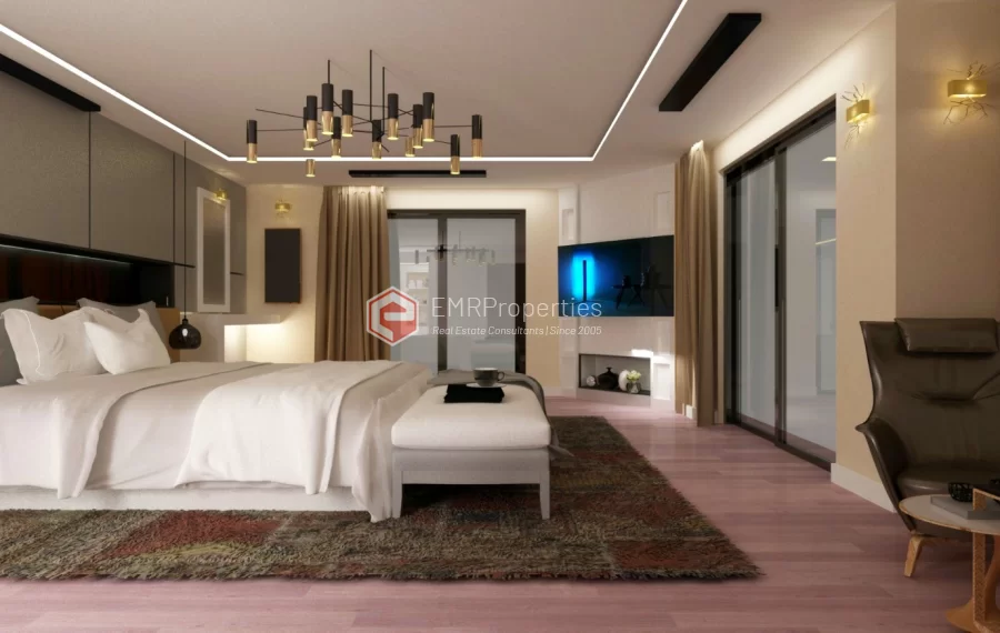 Luksuzni penthouse sa 4 spavace sobe sa velikom terasom i panoramskim pogledom na prodaju u Mahmutla