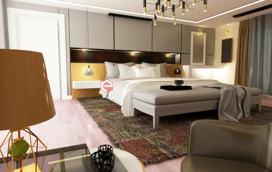 Luksuzni penthouse sa 4 spavace sobe sa velikom terasom i panoramskim pogledom na prodaju u Mahmutla