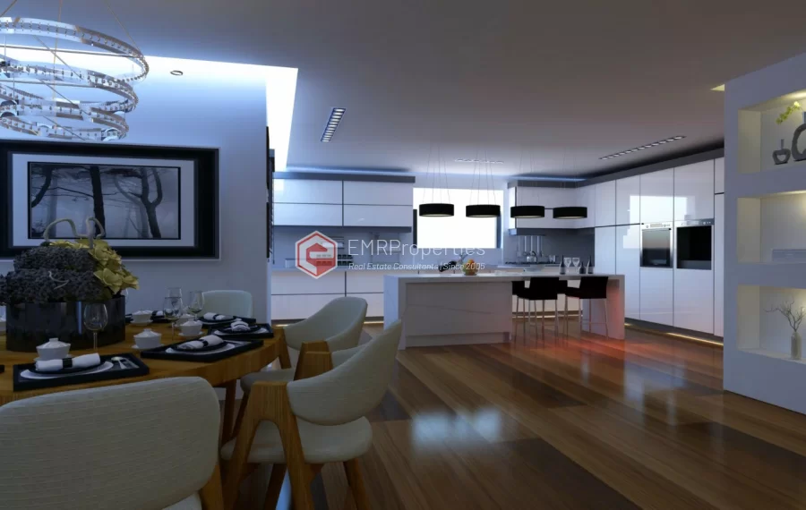 Luksuzni penthouse sa 4 spavace sobe sa velikom terasom i panoramskim pogledom na prodaju u Mahmutla