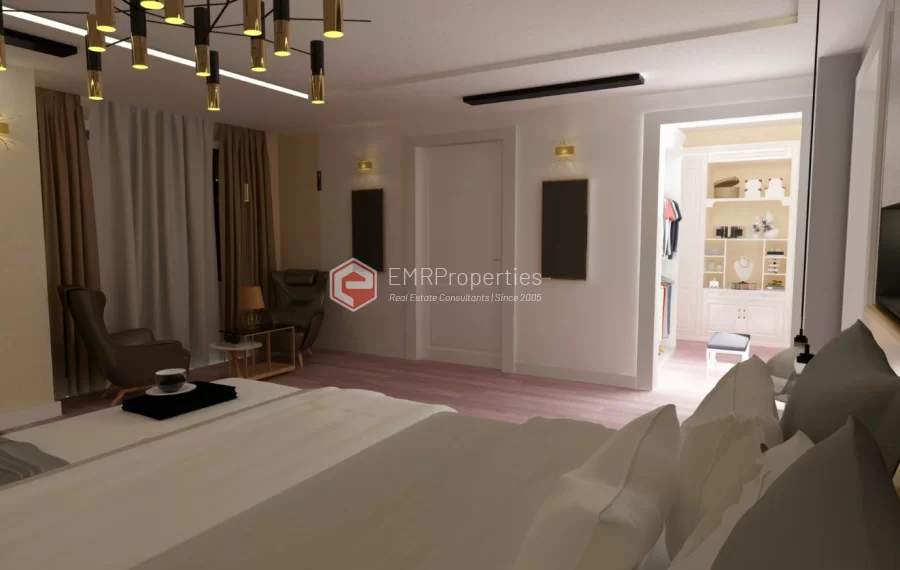 Luksuzni penthouse sa 4 spavace sobe sa velikom terasom i panoramskim pogledom na prodaju u Mahmutla