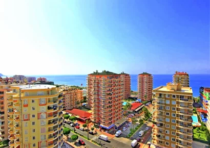 Luxury 4 bedroom penthouse with a huge terrace and panoramic view for sale in Mahmutlar