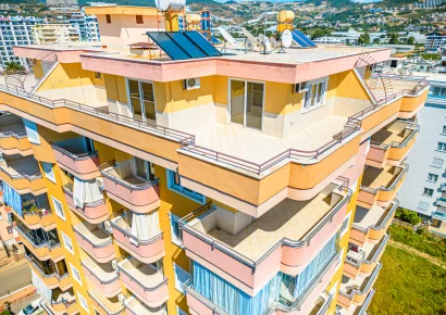 Sea view 4 bedroom penthouse duplex for sale in Mahmutlar