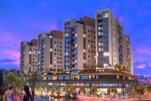 New project apartments with 1 and 2 bedrooms for sale in Konyaalti