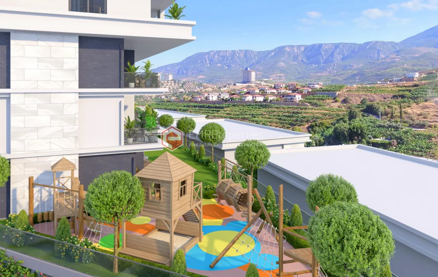 Роскошные апартаменты в Каргыджаке с видом на бассейн