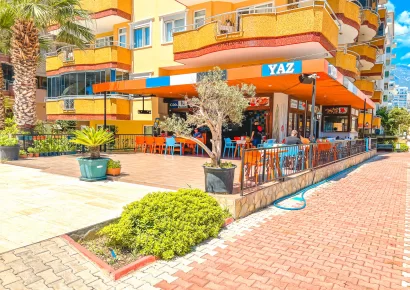 Продается квартира с видом на море в 50 м от моря в современном комплексе в Махмутларе