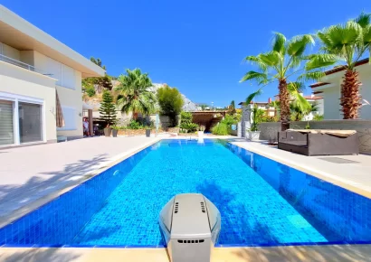 Luxury design qualitative 2 bedroom dublex villa with a nice nature and sea view for sale in Oba