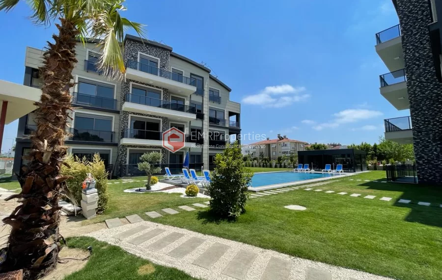 Gemütliche 3-Zimmer-Wohnung mit Poolblick zum Verkauf in Belek