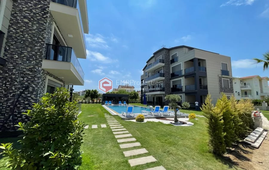 Gemütliche 3-Zimmer-Wohnung mit Poolblick zum Verkauf in Belek