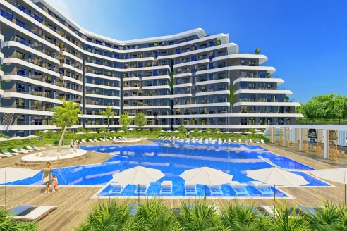 An Anordinary project for sale in Lara the most decent district of Antalya