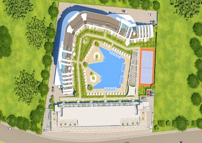 Исключительный проект на продажу в Ларе, самом престижном районе Анталии.