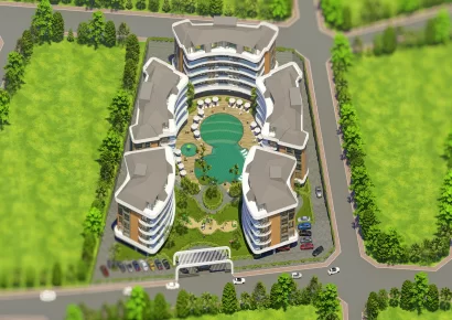 High quality project residences with unique beauty for sale in Alanya Oba