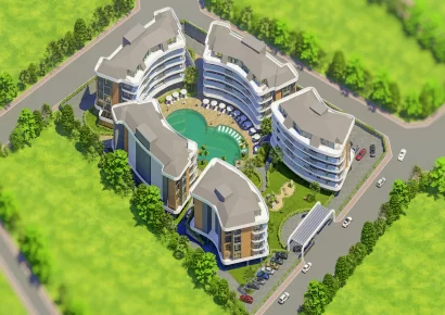 High quality project residences with unique beauty for sale in Alanya Oba