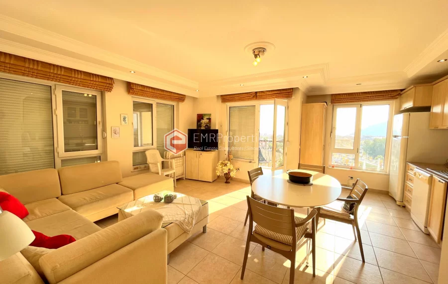 3 Zimmer Wohnung mit Meerblick zum Verkauf im Zentrum von Alanya