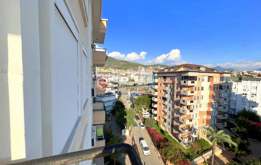 3 Zimmer Wohnung mit Meerblick zum Verkauf im Zentrum von Alanya