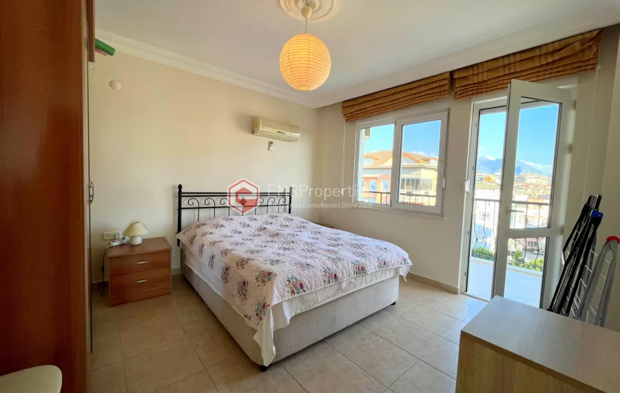 3 Zimmer Wohnung mit Meerblick zum Verkauf im Zentrum von Alanya