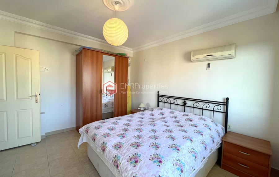 3 Zimmer Wohnung mit Meerblick zum Verkauf im Zentrum von Alanya