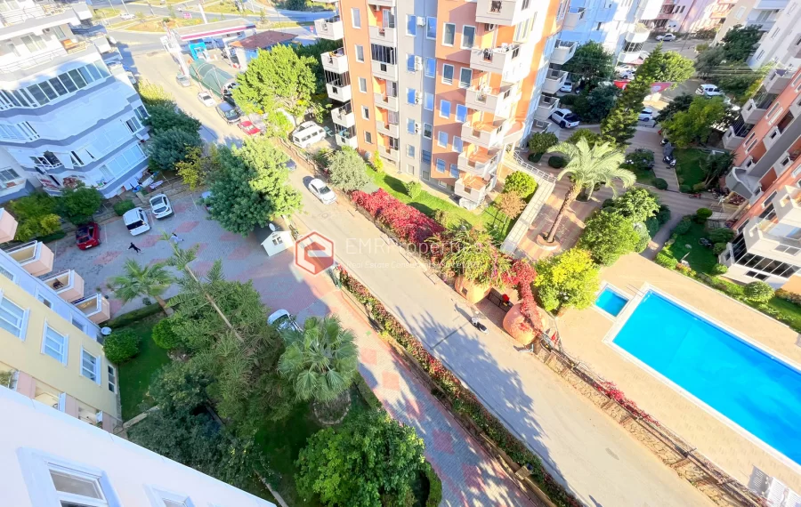 3 Zimmer Wohnung mit Meerblick zum Verkauf im Zentrum von Alanya