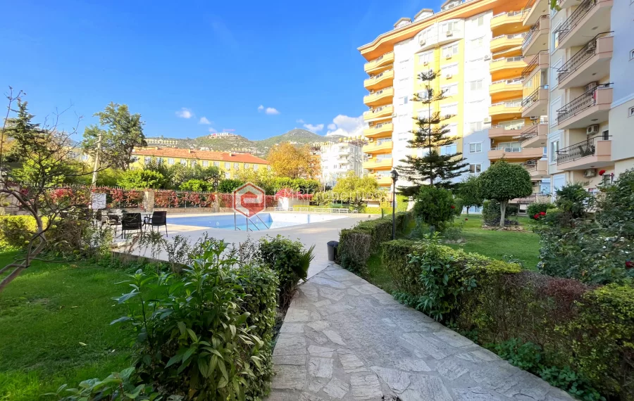 3 Zimmer Wohnung mit Meerblick zum Verkauf im Zentrum von Alanya