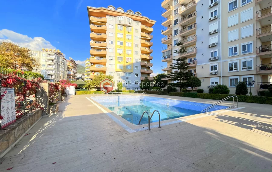 3 Zimmer Wohnung mit Meerblick zum Verkauf im Zentrum von Alanya