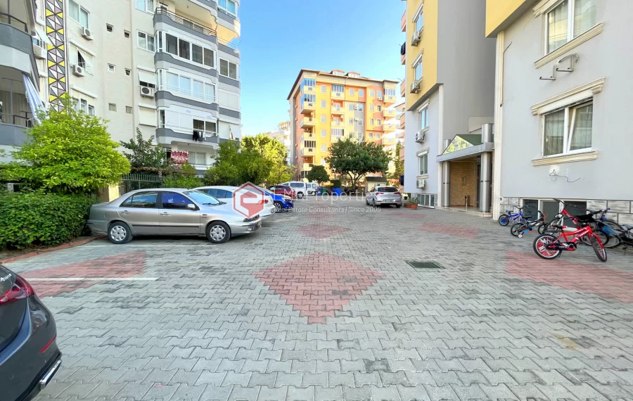 3 Zimmer Wohnung mit Meerblick zum Verkauf im Zentrum von Alanya