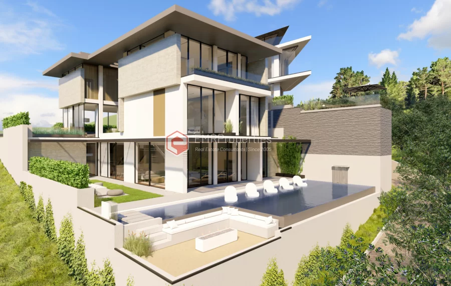 Ultra-luxuriöse Triplex Villa mit 7 Zimmer und Meerblick zum Verkauf in Kargicak