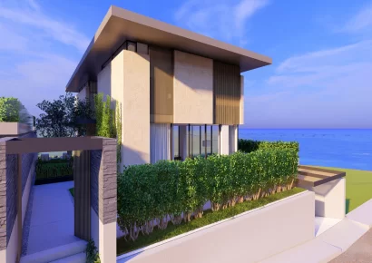 Ultra luxury 5 bedroom triplex villa with sea view for sale in Kargicak