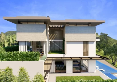 Ultra luxury 5 bedroom triplex villa with sea view for sale in Kargicak