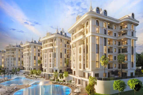 Квартиры ультра класса на продажу в комплексе в Чиплаклы.