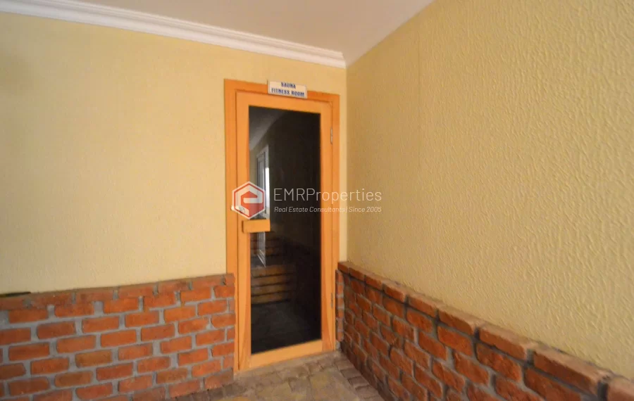 Продается современная 2-комнатная квартира с видом на море и замок в Джикджилли.