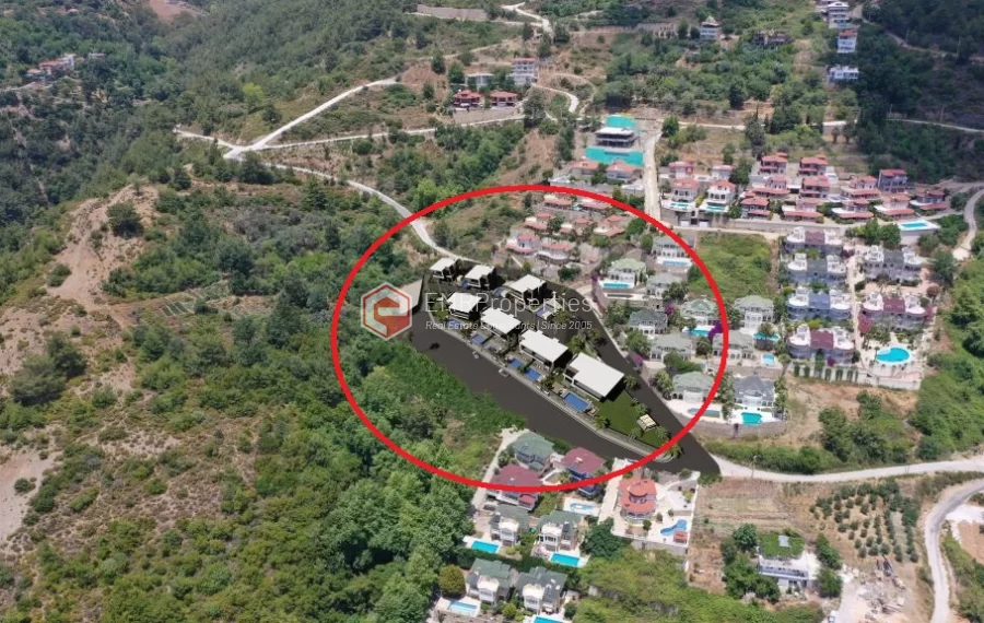 Moderne und ultraluxuriöse Villen mit 3 und 4 Schlafzimmern zum Verkauf in Tepe