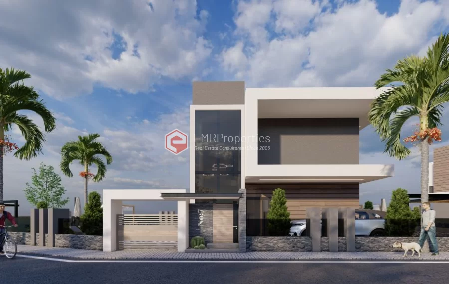 Moderne und ultraluxuriöse Villen mit 3 und 4 Schlafzimmern zum Verkauf in Tepe