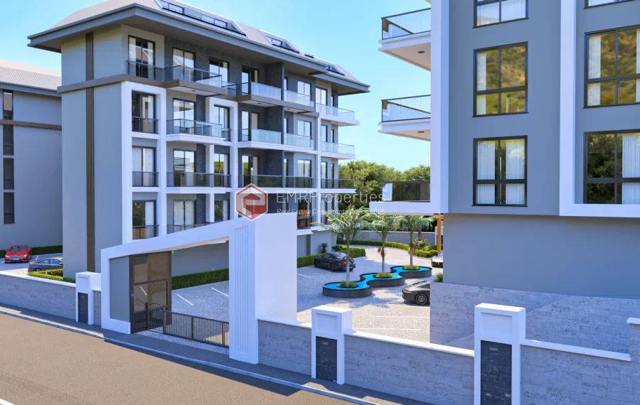 Wunderschönes Wohnprojekt zum Verkauf in Alanya Oba