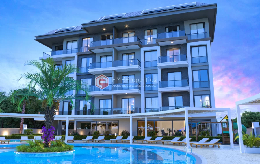 Wunderschönes Wohnprojekt zum Verkauf in Alanya Oba
