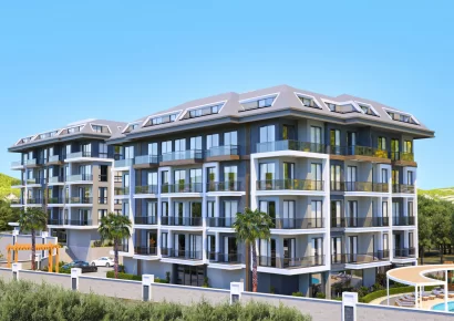 Wonderful residence project for sale in Alanya Oba