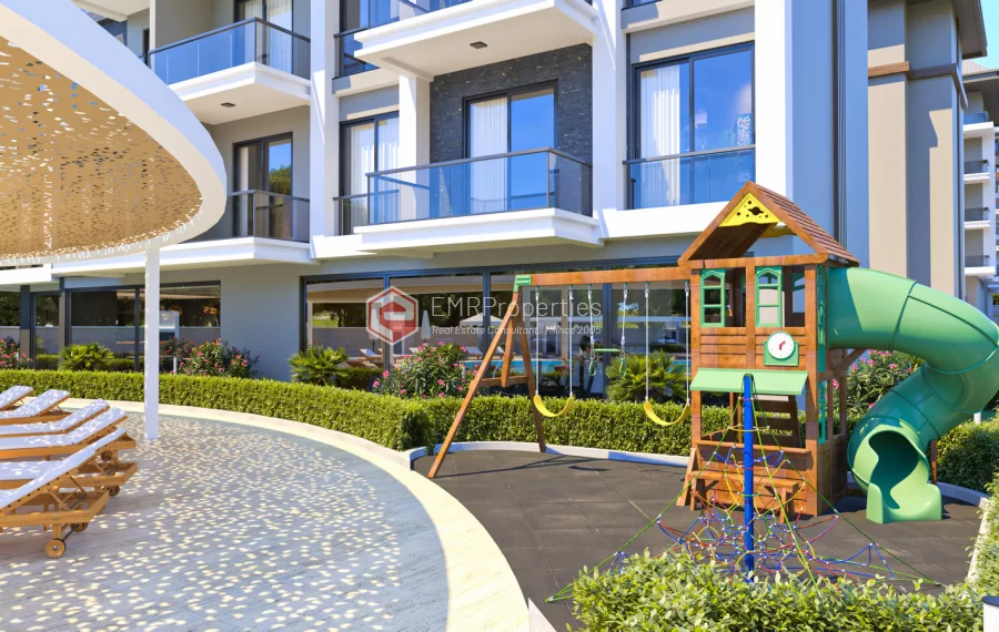 Wunderschönes Wohnprojekt zum Verkauf in Alanya Oba